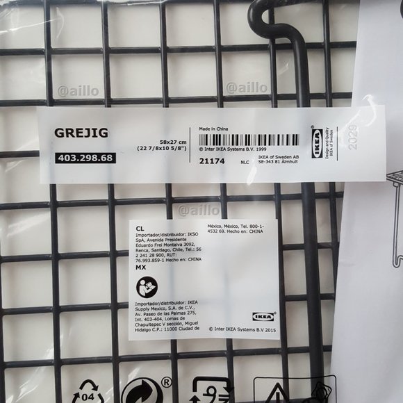 IKEA GREJIG Shoe rack, gray - Picture 6 of 16